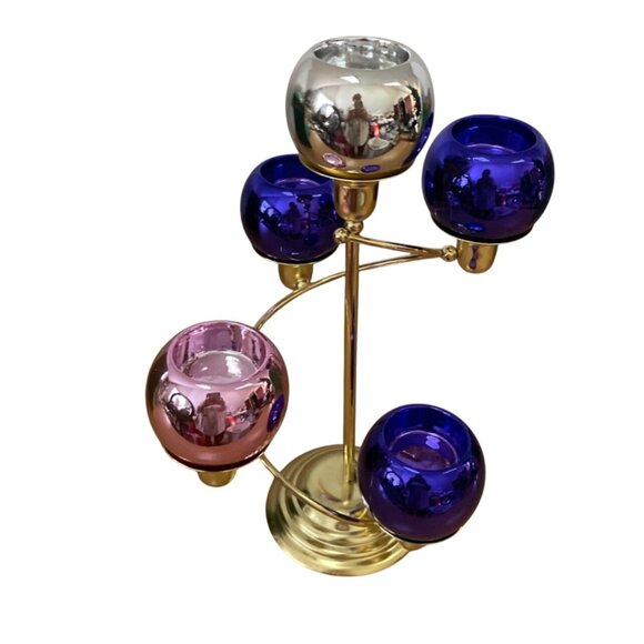 House Of Lloyd Spiral Advent Candle Holder Cups Christmas Around the World 1994 - Picture 2 of 10